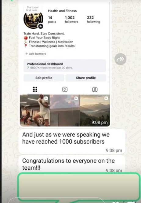 Client result screenshot