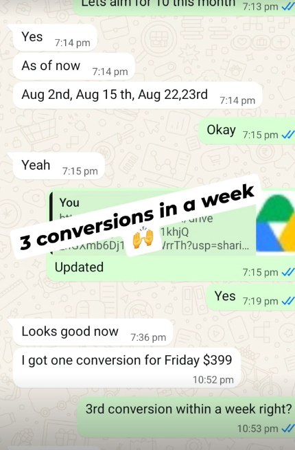 Client result screenshot